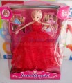 Búp bê Barbie Princess váy đỏ xinh xắn