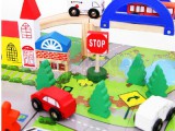 Bộ đồ chơi ghép hình mô hình thành phố MH006 - Mô hình thành phố trong mơ của bé