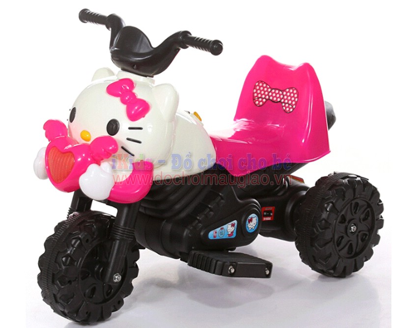 xe may dien tre em hello kitty dochoimaugiaovn 5